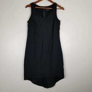 CYNTHIA ROWLEY Black Sleeveless Linen Dress Sz 4